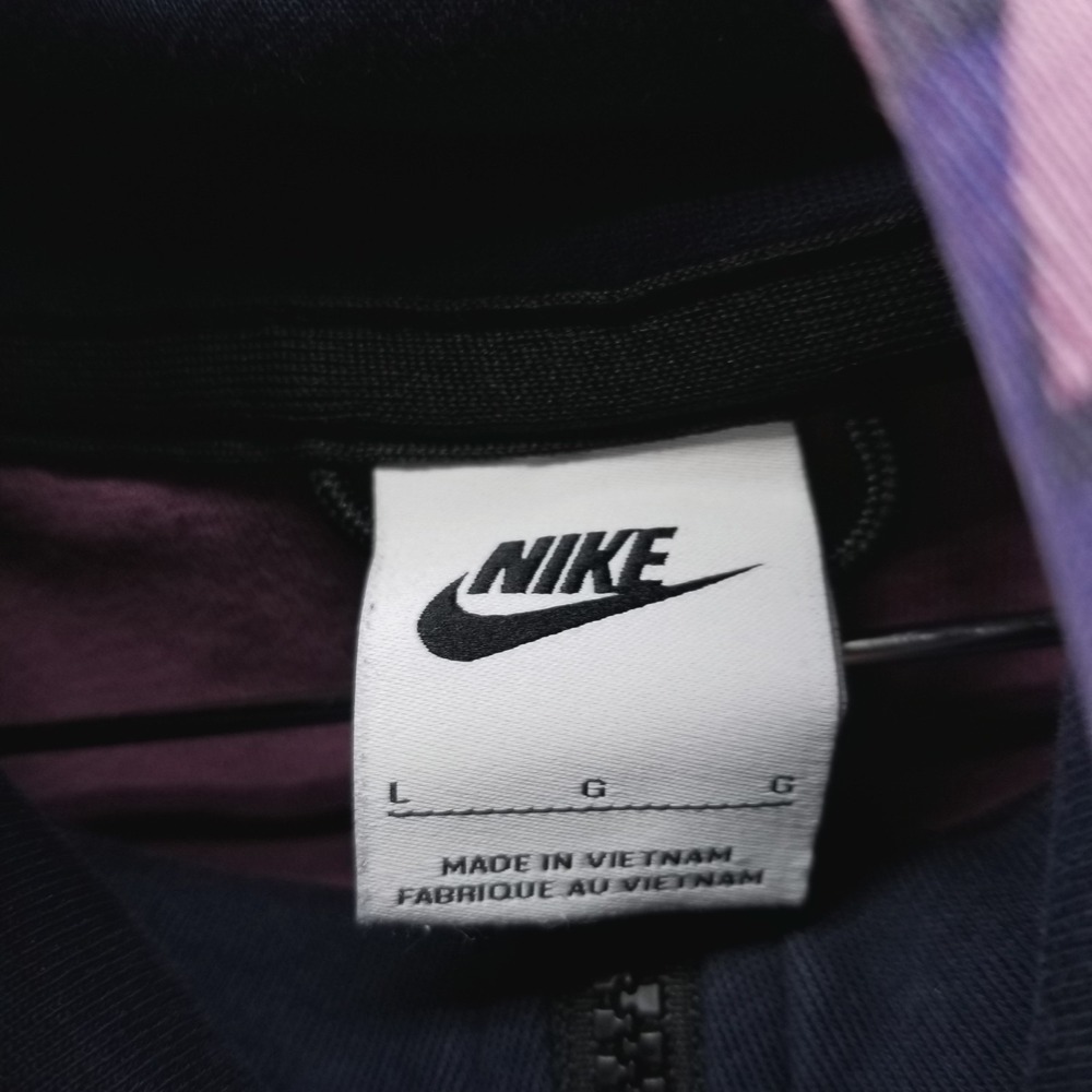 Nike Jacket Mens L Purple Tech Fleece Windrunner Full Zip Hooded‎ Zip Pockets - Picture 4 of 9